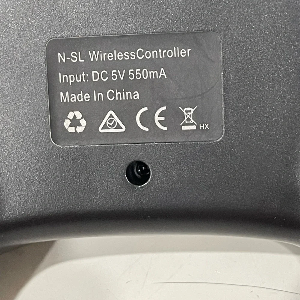 Unbranded Nintendo Wirelessss Controller For  N-Sl Input DC 5V 550 MA Black